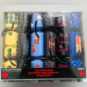 Nintendo NES Edition *BRAND NEW* No Show 6 Surprise Cracker Socks